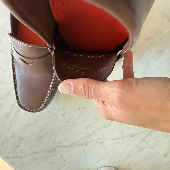 Cole Haan Brown Leather Loafers Moccasin Style - Picture 5 of 5